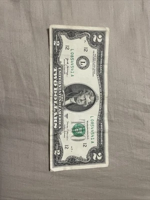 Vendo Este Billete De Dos Dólares Esto Está Aproximadamente 2.000 Dólares - Imagem 1 de 2