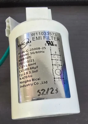 MAYTAG/Kenmore Washer Power Filter W11033573, W11614635 *FREE SHIPPING* A12 - Image 1 of 3