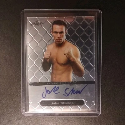 Jake Shields Auto 2011 Leaf Metal MMA Autograph Card Bellator UFC - Image 1 of 2