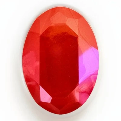 30x22mm Light Coral Delite  Swarovski Crystal Oval Fancy Stone 4127 Qty:1 - Image 1 of 3