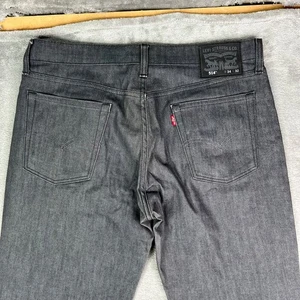 Jeans Levis uomo 34x32 vestibilità 34x33 grigio gamba dritta grunge skater vestibilità ampia - Foto 1 di 14