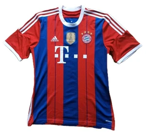Adidas FC Bayern München 2014/2015 Heim Trikot Patch AUTOGRAMM THOMAS MÜLLER L - Picture 1 of 5