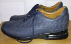 COLE HAAN NikeAir C07558 Blue Leather Weave Men's Casual Shoes. Size 12 M 