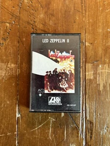Vintage Led Zeppelin II Atlantic Records Cassette Tape White No Barcode - Picture 1 of 3