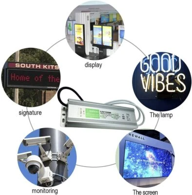 Trasformatore 12v 24v IMPERMEABILE ip67 WATERPROOF Alimentatore Striscia Led  - Immagine 1 di 3