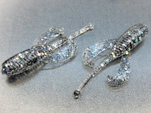 (20)  2" SLAB BANDIT "DISCO" JIG CRAPPIE PANFISH STINGER SOFT BAIT BABY SHAD - Picture 1 of 3