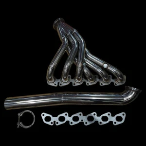 Escape de rendimiento colector tubular de 3,5"" para Nissan Y61 Patrol 4,8 L EL 3,5"" 97-10 - Imagen 1 de 15