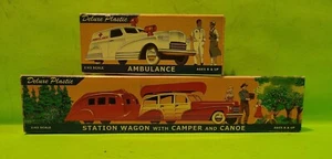 Vintage Dimestore Dreams 1:43 Scale- Ambulance & Station Wagon and Camper - Picture 1 of 11