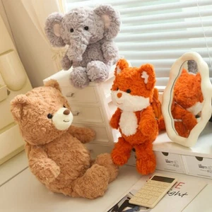 Cute Elephant Plush Toys with Backpacks - 3-Pack Stuffed Animals for Kids 30cm - Picture 1 of 15