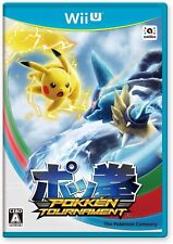 Nintendo Wii U POKKEN TOURNAMENT Pokemon Action Battle Game First Limited amiibo