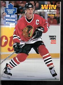 1996-97 Hockey Night in Toronto Official Magazine vs Chicago 03/12/97 MLG