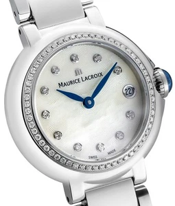 Maurice Lacroix Fiaba Diamonds Damenuhr FA1003-SD502-170-1 mit 71 Diamanten NEU