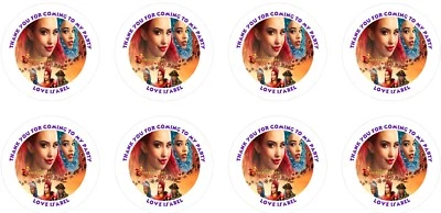 TOOTSIES TOPPERS 24 Personalised Descendants 4 The Rise of Red Stickers Party bag Thank You
