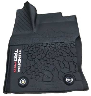 Genuine Toyota 2022 & Newer Tundra TRD PRO All Weather Floor Liners/Mats PT206-3 - Image 1 of 3