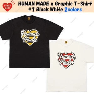 HUMAN MADE x Graphic T-Shirt #7 Black White 2colors Size S-3XL - Picture 1 of 8