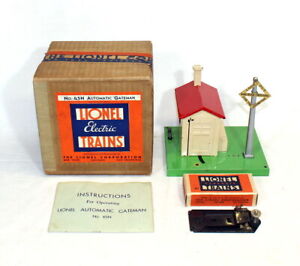 Prewar Lionel #45N Automatic Gateman~All Original~w/Nice OB & Instructions