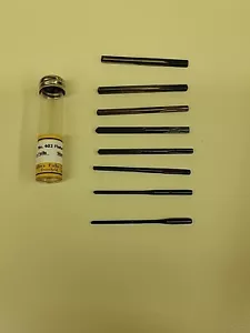 Millers Falls 402 Fluted Push Drill Bit Point Set 8 Goodell Pratt USA NOS - Picture 1 of 10