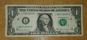 RARE LEO BIRTHDAY BANKNOTE 8 7 1949 one-dollar bill San Francisco - Picture 1 of 2