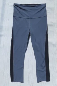ATHLETA US XS Stormy Sky Powervita High Rise Horizon Scallop Capri Yoga Tights - Bild 1 von 5