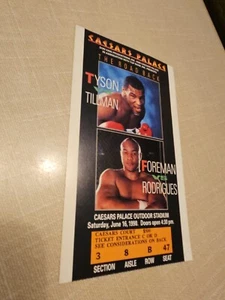 MIKE Tyson VS HENRY Tillman BOXTICKET - Bild 1 von 7