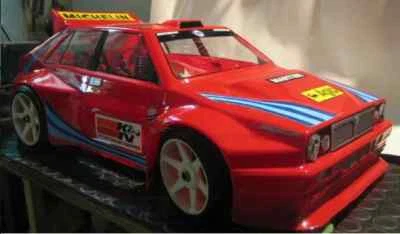 0109 - BODY RC LANCIA HF INTEGRALE SCALA 1/8 - Immagine 1 di 3