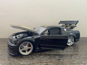Jada DUB CITY Kustoms Mustang GT-R Concept 1/24 Black Gold Spoiler Wing Custom - Picture 1 of 10