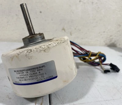 Genuine MLB239 (PFU040ZREB/SHP) Condenser Fan Motor for Sharp CV-P10NC AC Unit Foto 1 de 4