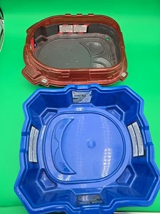 PAAR Hasbro Beyblade Burst Turbo Slingshock Stadium Beystadium Arenen rot blau - Bild 1 von 6
