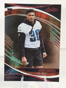 Jihaad Campbell 2025 Panini Absolute RC #142 Philadelphia Eagles - Bild 1 von 2