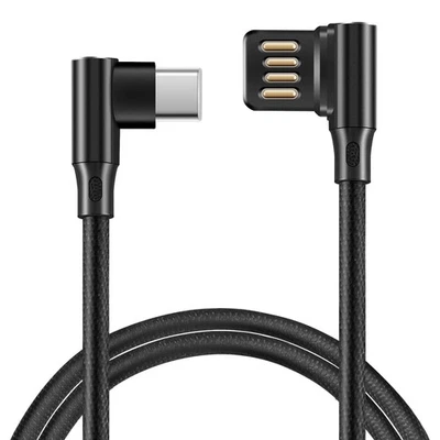 Usb-C 3.1 Type-C To Left Right Angled 90 Degree Usb 2.0 Data Cable with5362 - Image 1 of 4
