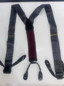 Tirantes Trafalgar De Colección Azul Marino Y Espalda Botón En Brackets Tono Latón Inglaterra - Imagen 1 de 6