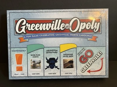 Greenville Opoly North Carolina Greenvilleopoly Late For The Sky NC Game - Image 1 of 3