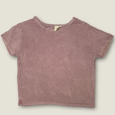 White Crow Dusty Rose Tee With Back Cutout Women’s Short Sleeve Size Medium - Image 1 of 4