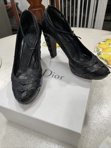 Christian dior Platform Pumps Black MJ - Picture 1 of 20
