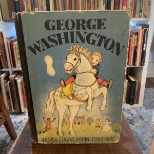 George Washington by Ingri & Edgar Parin D’Aulaire Hardcover Book 1936 edition - Picture 1 of 11