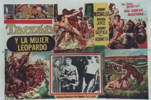 TARZAN & LA FEMME LEOPARD (TARZAN & THE LEOPARD WOMAN) Poster Johnny WEISMULLER - Bild 1 von 1