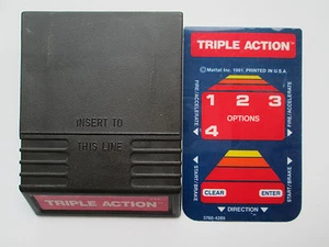 Triple Action (Intellivision, 1981) inkl. 1 Overlay (ungetestet) NTSC/US/CA - Bild 1 von 3