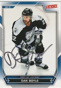 Dan Boyle signed 2007-08 Upper Deck Victory Tampa Bay Lightning autograph Sharks - Picture 1 of 1