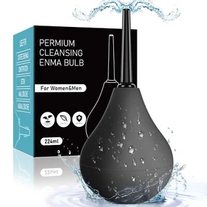 224ML Douche Enema kit Silicone Reusable Enema for Constipation Cleaner for M... - Picture 1 of 6