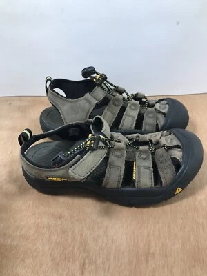 Keen Youth Newport H2 Brown Leather Waterproof Sandals Shoes Size 4 - Image 1 of 4