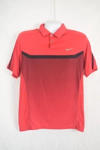Nike Tiger Woods Collection Poloshirt TW Golf Sun Day Herren Large Rot Schwarz Top - Bild 1 von 8