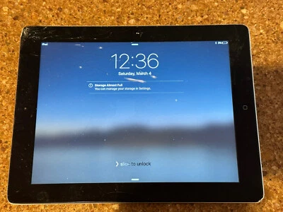 Apple iPad 2da generación 16gb pantalla agrietada Foto 1 de 3