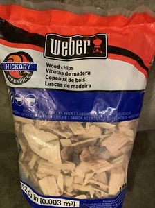 Weber Hickory Hackschnitzel, 2 Pfund - 192 Kubikzoll - Bild 1 von 4