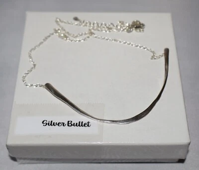 Collar Silpada Barra Curvada Sólida "Expresiones" Plata de Ley N2970 Foto 1 de 4