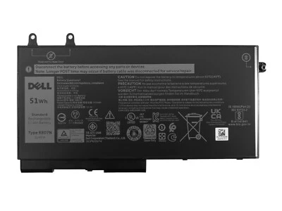 Genuine DELL R8D7N Precision 3551 Inspiron 7591 2in1 51Whr Battery TNT6H 87% U - Image 1 of 2