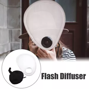 For DSLR Camera Photography Flash Lens Diffuser Reflector Flash Diffuser + Bag - Picture 1 of 12