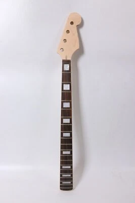 SIEMONIC P/Jazz Guitar Bass Neck 20 Fret Maple Rosewood Fretboard Unfinished Bolt On DIY