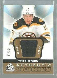  2012-13 SP Game Used Authentic Fabrics Gold #AFTS Tyler Seguin 07/19 (ref 6324)