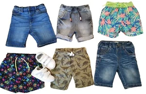 Boys 18-24 Months Shorts Trainers Mitch & Son UK 6 Bundle H&M Next Dinosaurs - Picture 1 of 9