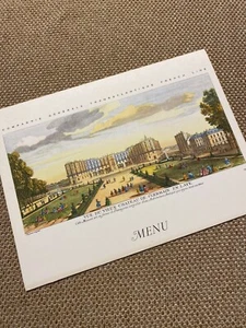 Vintage French Cruise Menu Paquebot DE GRASSE 1973 Chateau de St Germain en Laye - Picture 1 of 15